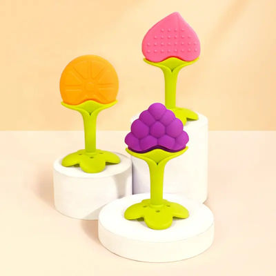 अच्छी कीमत पुन: प्रयोज्य गंधहीन बेबी सिलिकॉन टीथर, बहुउद्देशीय संवेदी शुरुआती खिलौना ऑनलाइन