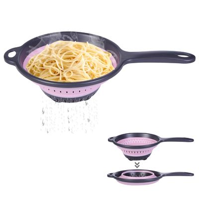 अच्छी कीमत पुन: प्रयोज्य सिलिकॉन बंधनेवाला कोलंडर सब्जी छलनी पोर्टेबल ऑनलाइन