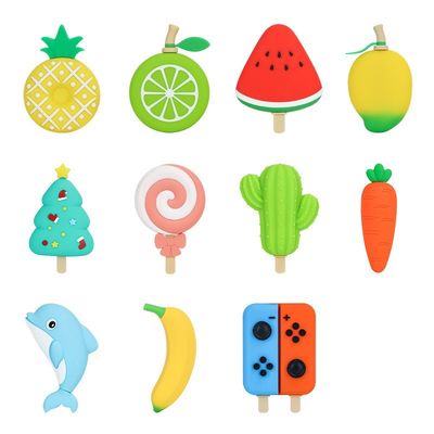 अच्छी कीमत DIY कार्टून सिलिकॉन मोल्ड BPA मुक्त पुनः प्रयोज्य खाद्य ग्रेड आइस क्यूब ट्रे चॉकलेट, कैंडी, जेली, राल, साबुन और अधिक के लिए प्यारे फल और जानवरों के आकार के साथ ऑनलाइन