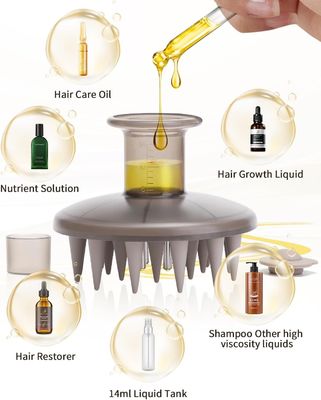 अच्छी कीमत बीपीए मुक्त सिलिकॉन स्कैल्प ऑयल एप्लीकेटर मालिश ब्रश के साथ ऑनलाइन