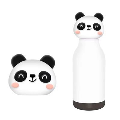 अच्छी कीमत 16 Ounce Insulated Stainless Steel Water Bottle with Detachable Soft Animal Head for Kids and Teens ऑनलाइन