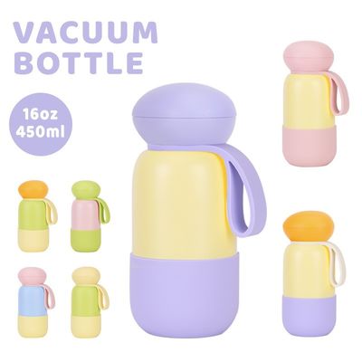 अच्छी कीमत Eco Silicone Insulated Bottle | 450ml / 750ml / 1000ml | Pastel Macaron Color Thermos With Silicone Body & Lid ऑनलाइन