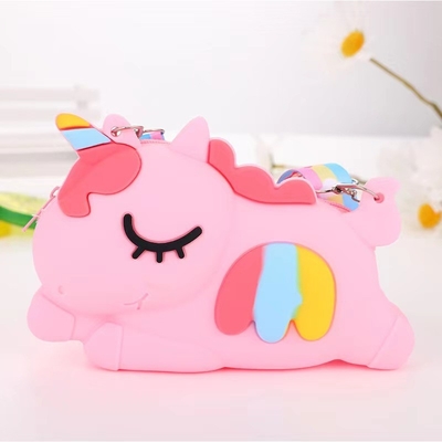 अच्छी कीमत जन्मदिन का उपहार बैग खिलौना छात्र बच्चे उपहार Kawaii क्रॉसबॉडी बैग प्यारा कंधे बैग कार्टून पशु सिलिकॉन मेकअप बैग ऑनलाइन