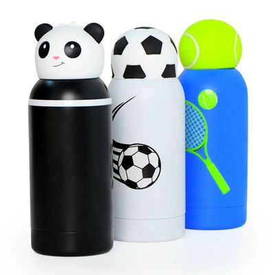 अच्छी कीमत  Cartoon Kids Bestie Bottle Insulated Stainless Steel Water Bottle With Detachable Soft Head Fun Drinking For Kids, Flexible Reusable Straw 16 Ounce ऑनलाइन