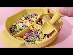 बेबी फीडिंग सॉफ्ट स्पून फोर्क सेट BPA फ्री बेबी डिनरवेयर बर्तन फूड ग्रेड सिलिकॉन